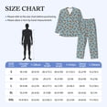 thumbnail image 4 of Balery Funny Lobsters Pijama para Hombre de Dos Piezas con Manga Larga, Conjunto de Dormir y Descanso Suave con Bolsillos-Large, 4 of 7
