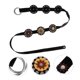 thumbnail image 5 of unbranded Cinturón Con Disco Metálico Negro Para Mujer Para Combinar Con Y Jeans, 5 of 8