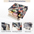 thumbnail image 3 of FORMRS Womens Corduroy Tote Bag Crossbody Shoulder Handbag with Pocket, Geometric Pattern, 3 of 7