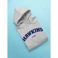 thumbnail image 3 of Hawkins 1983 Navy Blue Hoodie Women -Smartprints Designs, Female 3X-Large, 3 of 4