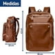 thumbnail image 5 of Mochila Antirrobo Bluelander de Cuero Sintético con Puerto USB, Café Bluelander Mochila antirrobo para laptop, 5 of 5