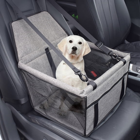 Shldybc Small Dog Car Seat, Dog Booster Seat for Car Front Seat, Pet Booster Car Seat for Small Dogs Medium Dogs, Reinforced Dog Car Booster Seat Harness