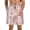 thumbnail image 1 of Balery Orchids Flowers Traje de Baño Estilo Hawaiano para Hombre, Shorts de Secado Rápido con Bolsillos-X-Large, 1 of 6