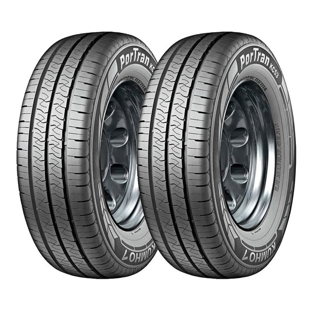 Paquete de 2 Llantas 195/70r15 8pr Kumho Portran Kc53 104r KUMHO PORTRAN KC53