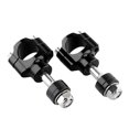 thumbnail image 1 of de manilr de motocicleta Universal, abrazadera de montaje de barra, adaptador de aluminio de barra de manilr de 28mm 1 1/8 pulgadas Negro M10 Soledad Elevadores de manillar, 1 of 6