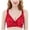 Red, variant on AJGRHE Women Comfort Wireless Bra Front Closure Underwire Free Bra Large Cup Support Comfort Thin Strap Back Design 40D White