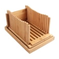 thumbnail image 1 of GROWTH TANK Bamboo Bread Slicers Bread Slicers for Homemade Bread for Slicing Bread Baking A, 1 of 9