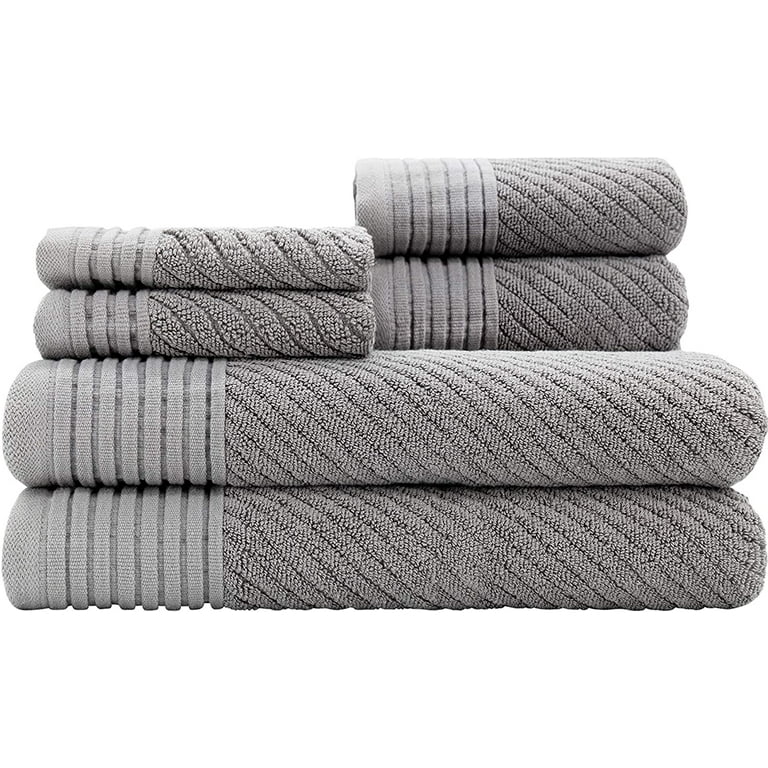 Caro Home Beacon 6 Piece Towel Set Walmart