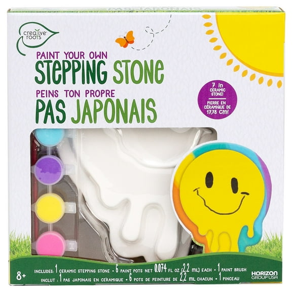 Creative Roots Paint Your Own Stepping Stone – Melting Smile