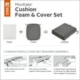 thumbnail image 4 of Classic Accessories 15"x2" Charcoal Patio Cushion Slipcover, Montlake, 4 of 18