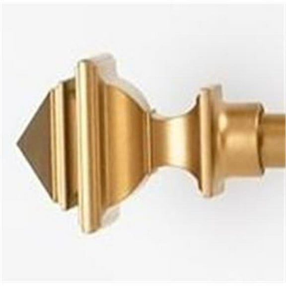 Buono Rod And Finial Set - Bach - Gold - 28-48 Inches