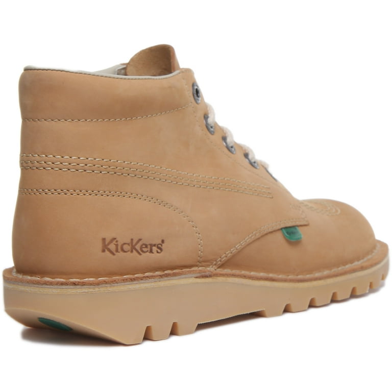 Kickers Kick Hi M Men's Core Lace Up Leather Ankle Boot In Tan Size 13 
