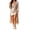 Beige, variant on Women's Satin Robes Sets Cowl Neck Cami Dress and Long Sleeve Robe Lightweight 2 Piece Flowy Bridal Nightwear