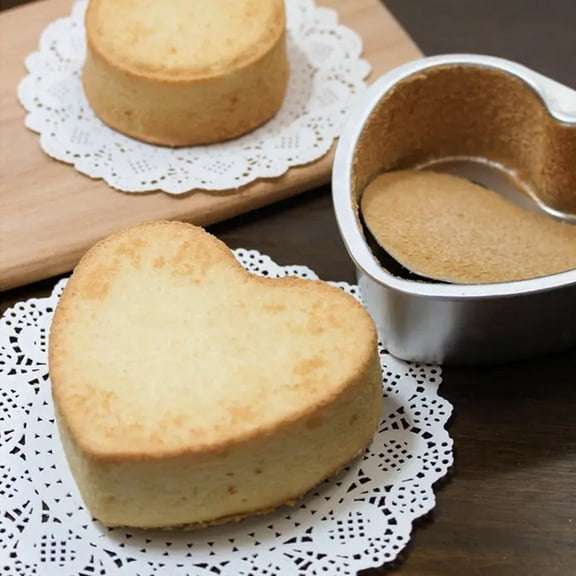 Hilingoto Clearance Christmas Gift For 6-inch Heart-Shaped Springform Pan, 6 inch Heart Shaped Mousses Cake Molds High Temperature Cake Baking Tray Diy Baking Cake Tool