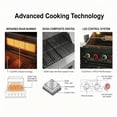 thumbnail image 6 of Nyddle 46 Inch Deluxe Gas Grill Island,75300 BTU 5-Burner Stainless Steel Outdoor Kitchen,Black, 6 of 15