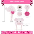 thumbnail image 2 of DolliBu Happy Mother's Day Super Soft Pig Plush Hat - Cute Stuffed Animal Plush Hat with Pink Heart Message for Best Mommy, Grandma, Wife, Daughter - Cute Farm Life Plush Toy Gift - 17.5" Inches, 2 of 6