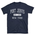thumbnail image 1 of Port Jervis New York Classic Established Men's Cotton T-Shirt, 1 of 1