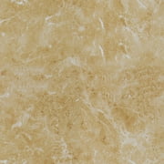 VEELIKE 12-Pack Peel and Stick Vinyl Flooring Yellow Marble Floor Tiles Self Adhesive Removable Tiles Stickers Waterproof Vinyl Tiles DIY Decoration for Bathroom Kitchen Bedroom 12"x12"