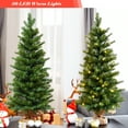thumbnail image 6 of Costway 3Ft Pre-Lit Spruce Tabletop Christmas Tree Lights Timer, 6 of 12