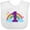 AA-White, variant on Inktastic 1st Birthday Rainbow Girls Baby Bib