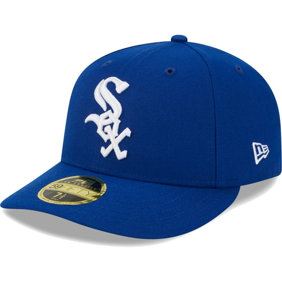 Men's New Era Royal Chicago White Sox White Logo-Low Profile 59FIFTY Fitted Hat