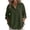 01# Army Green, variant on Plus Size Women's Corduroy Tops Long Sleeve Collared Button up Blouse Loose Fit Casual Winter Shirt with Pockets S-2XL