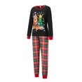 thumbnail image 3 of Fiomva Christmas Family Matching Pajamas Long Sleeve Pj Set Festival Party Sleepwear with Button S-XXL, 3 of 9
