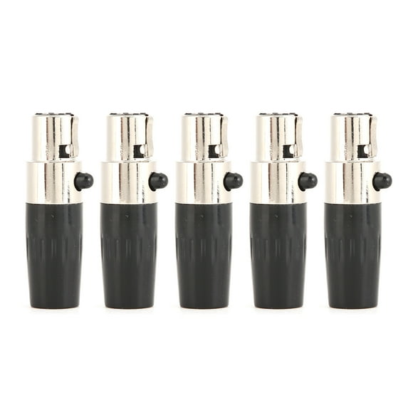 XLR Connector, Audio Connector, XLR Female Connector 5Pcs For Audio Equipment