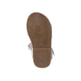 thumbnail image 5 of Petalia Hook And Loop Toddler Girl'S Flower Open Toe Strap Sandals, Silver, 10, 5 of 5