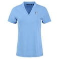 thumbnail image 2 of Women's Cutter & Buck  Heather Powder Blue Baltimore Orioles Forge Heathered Stretch Blade Top, 2 of 3