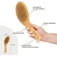 thumbnail image 3 of Tada Natural Beauty "9" Shape Body Brush, 3 of 5