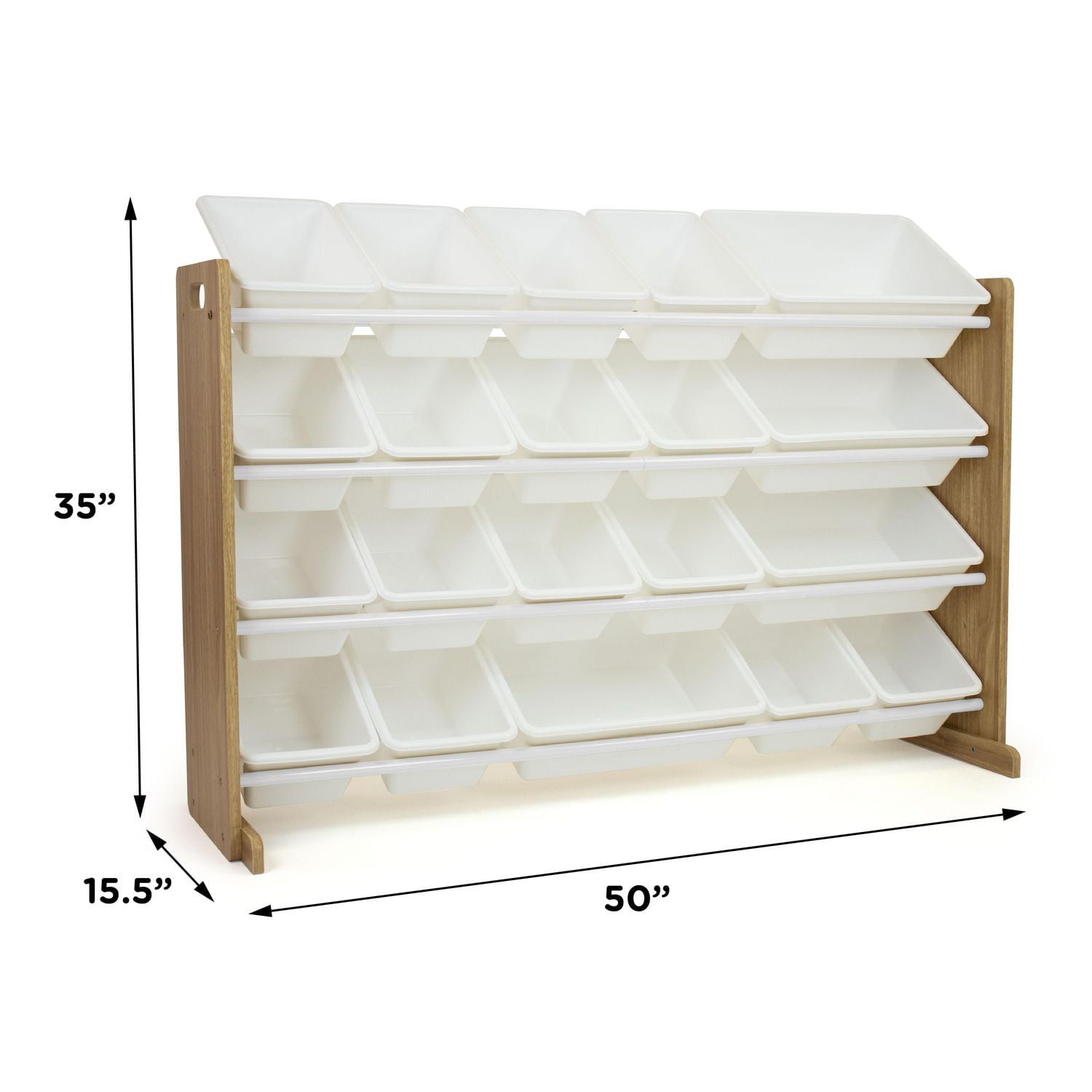 Humble Crew Extra Large Toy Storage Organizer with 20 Storage Bins