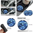 thumbnail image 5 of KUIFORTI Ocean Turtle Pattern Car Seat Covers Full Set 11 Piece Car Seat Cover Steering Wheel Cover Seat Belt Pads Cover Cup Coasters Automotive Interior Accessories for Most Cars, 5 of 6