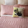 thumbnail image 5 of 3drose, Cheerleader Black and Gold, 16x16 inch Pillow Case, 5 of 5
