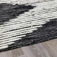 thumbnail image 3 of Hauteloom Bushwick Wool Living Room, Bedroom Area Rug - Global - Black, Beige - 2' x 3', 3 of 13