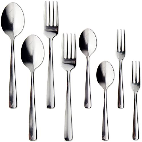 Nagao Hakaku Dinner Cutlery Set 8 Pieces Stainless Steel Dishwasher