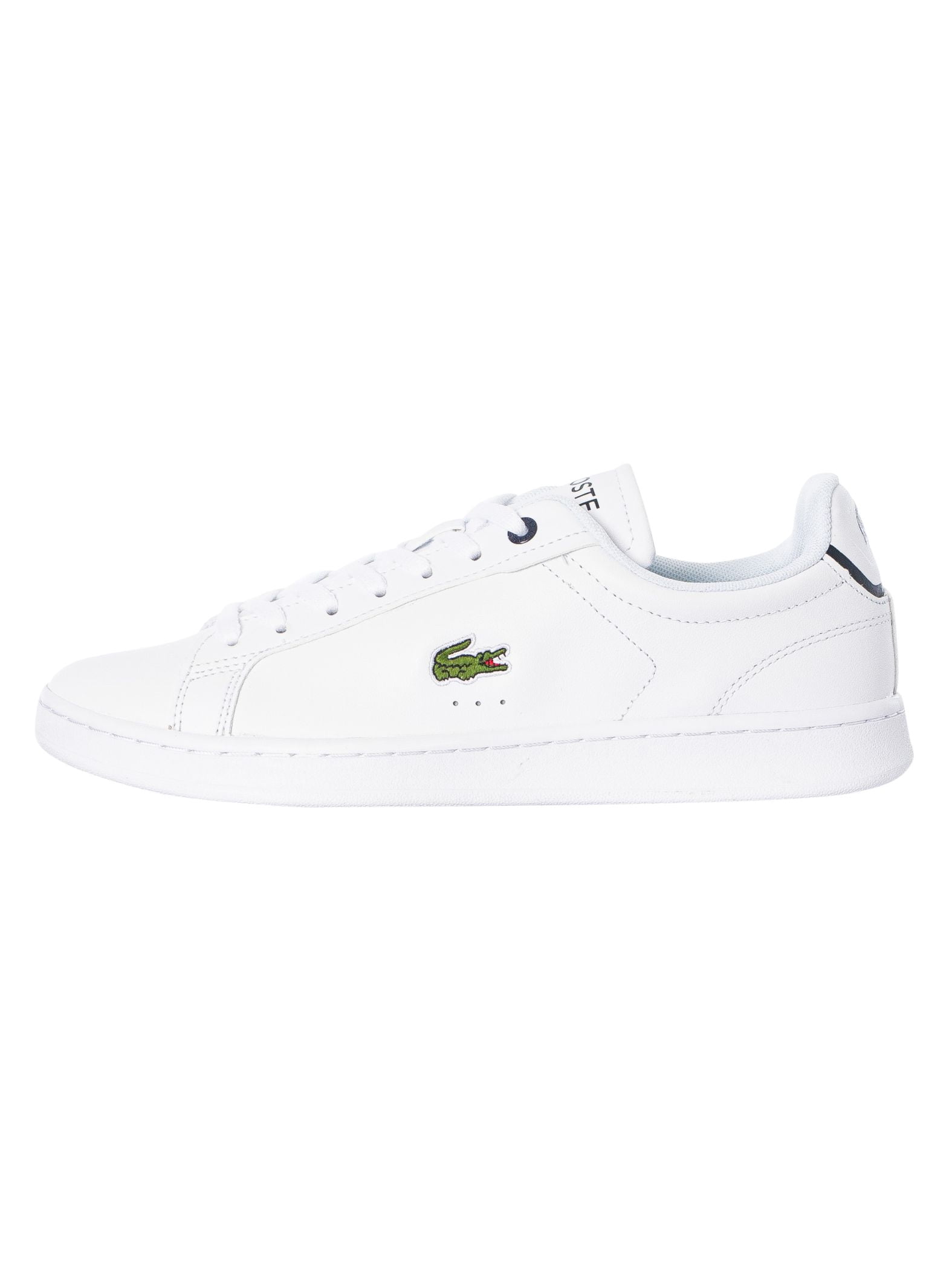 C5 NIB LACOSTE Carnaby Pro White/Black Leather Low Top Sneaker Shoes Size 11.5 Lacoste Carnaby Pro Sneakers - Walmart.com main image 3
