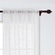 thumbnail image 4 of Cortinas Deconovo blancas transparentes de lino con diseño de rombos plateados para dormitorio, 132 cm de ancho x 213 cm de largo, 1 panel, 4 of 7