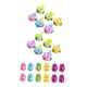 thumbnail image 5 of Huevos de Pascua precargados con juguete en el interior, regalos para niños, divertidos rellenos de huevos de Pascua para bolsas de regalos, 24 piezas Coche de animales de juguete, 5 of 8