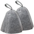 thumbnail image 3 of 4 Pack Sauna Hat, Wool Felt Sauna Cap Unisex Sauna Hat for Steam Bath Sauna Accessories, 3 of 7