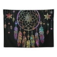 thumbnail image 5 of BCIIG Dream Catcher Feathers Star Tapestry Wall Hanging Home Decor 40x60inch, 5 of 6