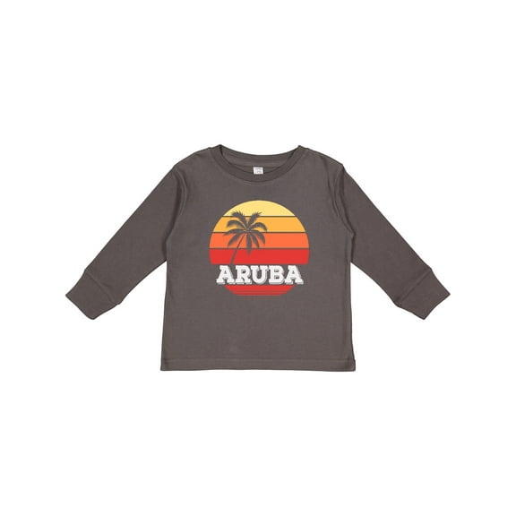Inktastic Aruba Vacation Boys or Girls Long Sleeve Toddler T-Shirt