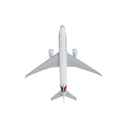Boeing 777F Commercial Aircraft Emirates SkyCargo (A6-EFV) White with Striped Tail 1/400 Diecast Model by GeminiJets