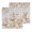 Beige Pink, variant on Easter Rabbits Kitchen Dish Towels for Drying Dishes Set of 4, Spring Flowers Butterfly Bunny Plants Beige Waffle Weave Microfiber Hand Tea Bathroom Towels Quick Dry & Absorbent Towel 15.7x23.6