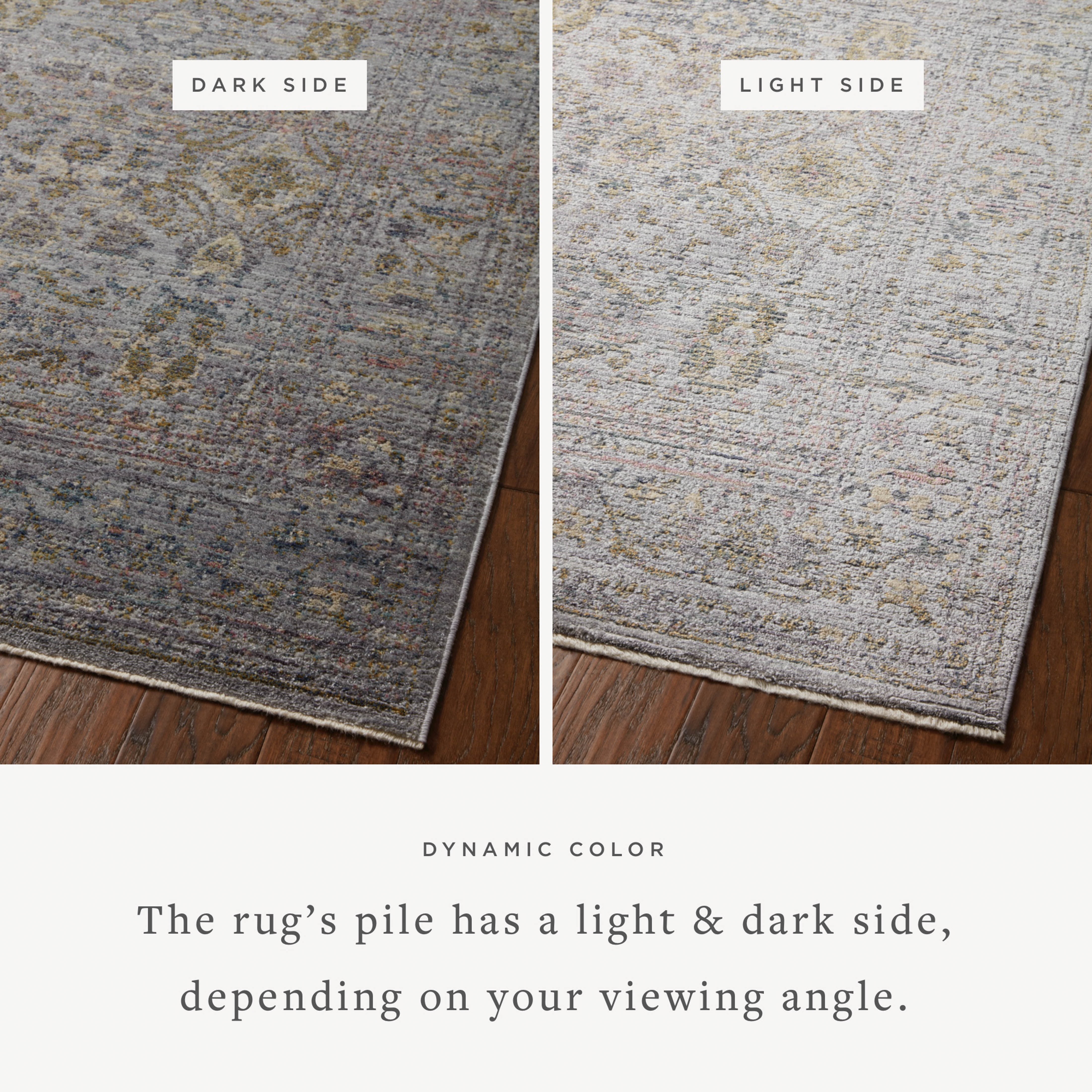 Jean Stoffer x Loloi Bradbury Grey / Multi 2'-6" x 10'-0" Runner Rug