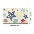 thumbnail image 6 of BZPIZ Cute Ocean Bathroom Rugs, Non Slip Super Absorbent Beach Bathroom Rug Quick Dry Bath Mat for Shower Floor, Kitchen Decor, 6 of 6