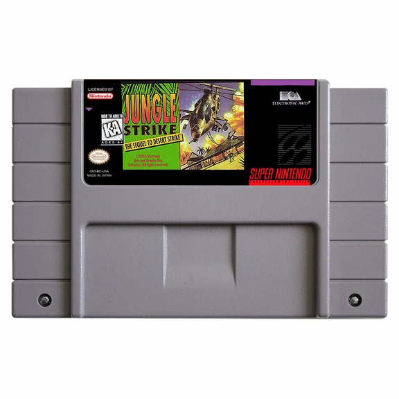 SNES Games Cartridge Jungle Strike