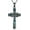 Black Abalone, variant on Infinity Cross Necklace S925 Sterling Silver Turquoise/Wooden/Opal/Abalone Cross Pendant Necklaces Christian Jewelry Gifts For Women