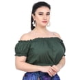 thumbnail image 3 of Wevez Women's Off-Shoulder Cotton Casual Crop Tops, 3 of 5
