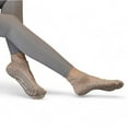 thumbnail image 3 of Women's 2-Pack Non-Slip Five-Toe Yoga Socks with Open Top Design for Stability and Comfort - One Size Fits Most, Blue Khaki, 3 of 6